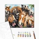 Картина по номерам Brushme Селфи лошадок 40x50 см BS52662 - изображение 2