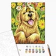 Картина по номерам Brushme Радостный щенок 40x50 см BS51702 - изображение 2