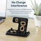 Бездротовий зарядний пристрій Essager Jiecheng 4 in 1 15W Black (EWXZM-JC01-Z) - зображення 8
