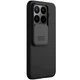 Карбоновая накладка Nillkin Pro со шторкой для камеры для Xiaomi 17T Pro (Black) (259492) - изображение 1