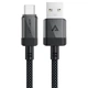 Дата кабель Acefast C12-04 USB to Type-C 3A (1.2m) (Black) (259844) - изображение 1