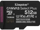 Карта пам'яті KINGSTON 512GB microSDXC Canvas Select Plus Gen3 (SDCS3/512GBSP) - зображення 1