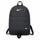 Рюкзак черный меланж Nike с белым логотипом, 18х47х33 см, 25 литр - изображение 1