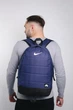 Рюкзак матрас Nike синий однотонный, белый логотип, 2 ручки,18*47*33см, 25 литров - изображение 2