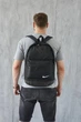 Рюкзак чорний Nike з шкіряним дном, 14х44х30 см, 25 літр - зображення 2