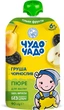 Упаковка пюре Чудо-Чадо Груша-чернослив натуральное без сахара с 5 месяцев 90 г x 16 шт (4820016253889) - изображение 3