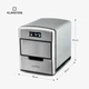 Компрессорный ледогенератор Klarstein Metropolitan 10031881, 12 кг/сутки, 2,15 л, 3 размера льда, дисплей, 36 куб./ч, 150 Вт - изображение 8