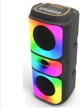 Портативна Bluetooth колонка MS-3629BT-M з RGB підсвіткою FM радіо USB TF карта бездротова акустика з вбудованим акумулятором підтримкою мікрофона та зарядкою Type-C компактна музична система для дому подорожей і відпочинку - зображення 6