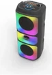 Портативна Bluetooth колонка MS-3629BT-M з RGB підсвіткою FM радіо USB TF карта бездротова акустика з вбудованим акумулятором підтримкою мікрофона та зарядкою Type-C компактна музична система для дому подорожей і відпочинку - зображення 7
