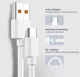 Кабель швидкої турбо зарядки для Xiaomi Mi Turbo Charge 120W 67W 33W USB до Type-C 1 метр 6 А ампер - зображення 3
