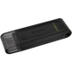 USB флеш накопитель Kingston 256GB DataTraveller 70 USB 3.2 / Type-C (DT70/256GB) - изображение 1