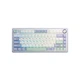 Клавиатура Aula F75 Gasket Greywood V3 switch Hot-Swap PBT Wireless/Bluetooth/USB White (6948391208640) - изображение 2