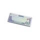 Клавиатура Aula F75 Gasket Greywood V3 switch Hot-Swap PBT Wireless/Bluetooth/USB White (6948391208640) - изображение 6