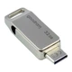 Флеш-накопитель USB3.2 32GB OTG Type-C Goodram ODA3 Silver (ODA3-0320S0R11) - изображение 2
