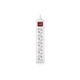 Мережевий фільтр живлення REAL-EL RS-Protect M 3m, white (EL122300027) - зображення 3