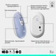Мишка Logitech POP Mouse With Emoji Bluetooth Lilac (910-007414) - зображення 7