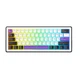 Клавіатура Hator Hellyberry HK60 Mechanical Linear RGB Wireless/Bluetooth/USB UA White/Violet (HK60_wireless) - зображення 2