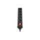 Мережевий фільтр живлення REAL-EL RS-PROTECT M 10m, black (EL122300037) - зображення 4