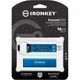 USB флеш накопитель Kingston 16GB IronKey Keypad 200 Blue USB 3.2 (IKKP200/16GB) - изображение 7