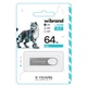 USB флеш накопитель Wibrand 64GB Irbis Silver USB 2.0 (WI2.0/IR64U3S) - изображение 3