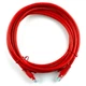 Патч-корд 1.5м, RJ-45, Cat.5e, CU, мідь, червоний Ritar (PCR-CU/1.5Rd / 04272) - зображення 1