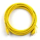 Патч-корд 1.5м, RJ-45, Cat.5e, CU, медь, желтый Ritar (PCR-CU/1.5Yw / 04284) - изображение 1