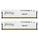 Модуль пам'яті для комп'ютера DDR5 32GB (2x16GB) 6000 MHz Beast White Kingston Fury (ex.HyperX) (KF560C36BWE2K2-32) - зображення 1