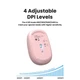 Мишка Ugreen MU105 Wireless Pink (90686) - зображення 10