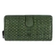 Зелёный женский портмоне из натуральной кожи Ashwood D84 Green - изображение 1