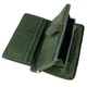 Зелёный женский портмоне из натуральной кожи Ashwood D84 Green - изображение 6