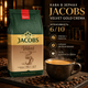 Кофе в зернах Jacobs Velvet Gold Crema зерновая натуральная арабика робуста среднего обжаривания с кофеином немецкая для кофемашины эспрессо американо капучино латте сладкая кремовая ореховая какао 1000 г - изображение 1