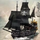 Конструктор Пиратский корабль «Черная Жемчужина» 1424 мини-блока 49.6×17.5×40.6 см Черный - изображение 3