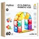Магнитный конструктор Mideer Цветные магнитные плитки Colorful Magnetic Tiles, 60 деталей, от 3 лет (MD1142) - изображение 1