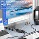 Переключатель KVM Type-C 3.1 Thunderbolt 3 AB201 2 входа 1 выход, поддержка 8K 60Hz USB-C - изображение 6