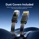 Патч-корд Vention ICGBL RJ45 Cat.7 плоский 10 м Черный (6922794796294) - изображение 10