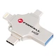 Флешка Forcell F-Data Metal Quad 64GB USB 3.2 Gen 1 Silver (5903396391842) - зображення 3