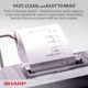 Калькулятор печатный Sharp EL-1801V двухцветная печать - изображение 3