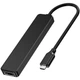 Док-станція USB3.0 Type-C HDMI 4K30Hz/USB2.0x2/USB 3.0/USB-C PD 100W 5 in 1 Hub Choetech (HUB-M80-BK) - изображение 1