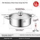 Каструля ASD Hot Pot FS32A1WG, прозора, нержавіюча сталь 304, 32 см - зображення 2