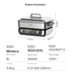 Кастрюля Midea Hot Pot электрическая 8 л, двусторонний контроль температуры, HGS382712 - изображение 7