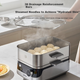 Пароварка электрическая Midea многофункциональная нержавеющая сталь 19л ZGS352302 - изображение 2