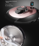 Электрическая скороварка Midea 6 л, программируемая скороварка высокого давления с равномерным и быстрым нагревом, полностью автоматическая, большая вместительная двойная внутренняя кастрюля YL60Simple101 [серия ZMD Peace of Mind] - изображение 6
