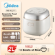 Рисоварка Midea MB-RC211 мини с функциями супа и каши, 2 л - изображение 2
