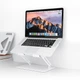 Підставка для ноутбука Laptop Stand 10-17" Aluminum Alloy Media-Tech біла (MT2661W) - изображение 8
