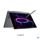 Ноутбук 2-in-1 Lenovo Yoga 7 14IPH11 (83TC007RNT), Intel Core Ultra 7 355 / 14″ / Touch / OLED / RAM 16 ГБ LPDDR5x / SSD 512 ГБ / Intel Graphics / Windows 11 Home / Сірий - изображение 3