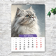 Календарь А4 (210х297 мм) перекидной настенный Коты. Портреты. 13 листов ENTERSTORE (art. 269010а4) - изображение 7