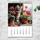 Календарь 2027 настенный перекидной КОТЫ 13 ЛИСТОВ ENTERSTORE 42х29.7 см (ART 250131) - изображение 6
