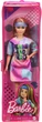 Лялька Барбі Модниця Barbie Fashionistas Doll with Light Brown Hair Wearing Tie-Dye T-Shirt Dress 159 (GRB51) - зображення 5