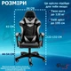 Кресло игровое GAMING CHAIR G-001 цвет черный-серый - изображение 9