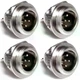 Разъем miniXLR круглый 5-контактный New Tide золотое покрытие контактов 92M-503 (5P) металлическое крепление 1шт - изображение 8